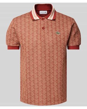 Lacoste Poloshirt mit Label-Detail - Orange