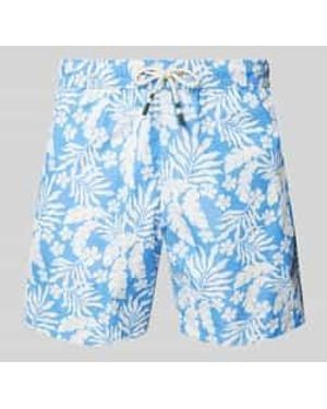 Hartford Zwembroek Met Elastische Band - Blauw