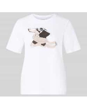 Comma, T-Shirts - Wit