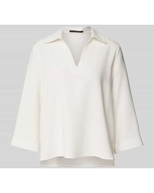 Windsor. Regular Fit Bluse mit 3/4-Arm - Natur