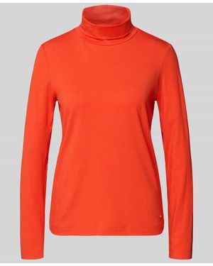 Brax Longsleeve mit Rollkragen Modell 'CARINA' - Rot