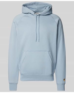 Carhartt Hoodie Mit Label-Stitching - Blau