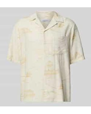 Maison Kitsuné Casual Overhemden - Naturel