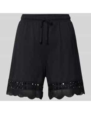 Vero Moda Regular Fit Korte Broek Van Puur Katoen Model 'Gabby' - Blauw