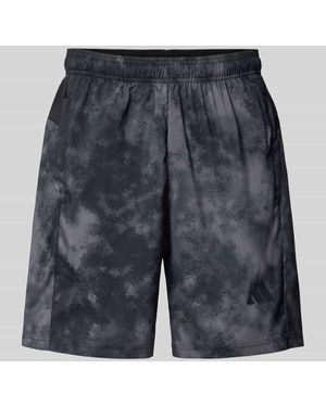 adidas Regular Fit Sweatshorts mit elastischem Bund Modell 'Sea' - Blau