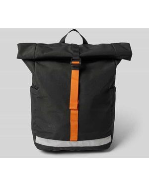 Lefrik Rucksack Mit Seitenfächern Modell 'Lars' - Schwarz