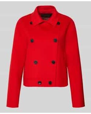 Windsor. Regular Fit Jack Met Platte Kraag - Rood