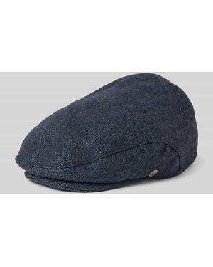 Bugatti Schiebermütze Mit Schurwolle - Blau