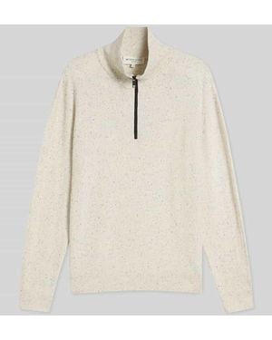 Tom Tailor Regular Fit Pullover aus reiner Baumwolle - Natur