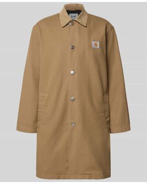 Carhartt Mantel mit Label-Patch Modell 'Webster' - Natur