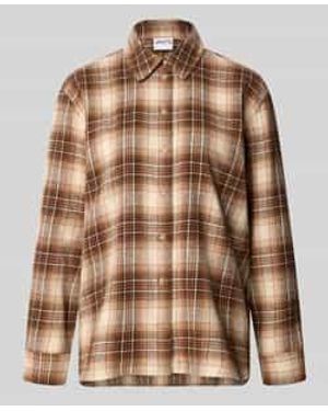 Jake*s Blouses Lange Mouw - Bruin
