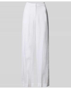 Tommy Hilfiger Tailored Fit Leinenhose aus Leinen-Lyocell-Mix - Weiß