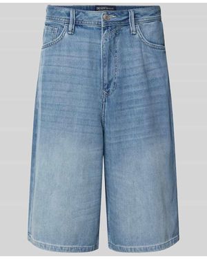 Tom Tailor Relaxed Fit Jeansshorts aus reiner Baumwolle Modell 'BAGGY' - Blau