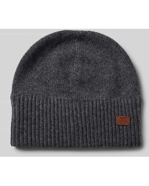 Barts Beanie Mit Label-Applikation Modell 'Lacke' - Schwarz