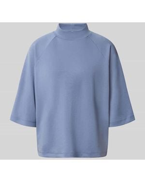 Soya Concept Loose Fit Sweatshirt aus Modal-Mix Modell 'BANU' - Blau