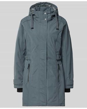 G.i.g.a. Dx Jacke mit verdecktem Reißverschluss und Reißverschlusstaschen - Blau