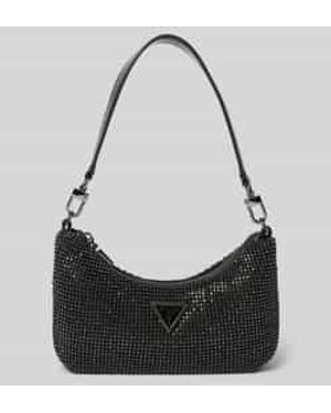 Guess Handtas Met Strass-steentjes - Zwart