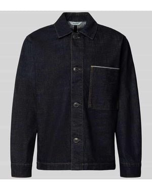 SELECTED Regular Fit Freizeithemd aus reiner Baumwolle Modell 'JOE SELVEDGE' - Blau