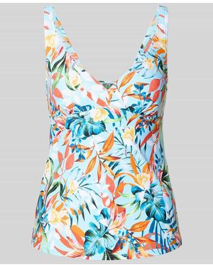 Venice Beach Tankini-Oberteil mit Bügeln Modell 'Caru' - Blau