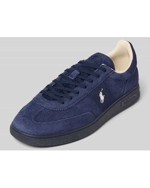 Polo Ralph Lauren Sneaker mit Label-Stitching - Blau