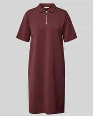 Christian Berg Women Polojurk Met Korte Ritssluiting - Rood