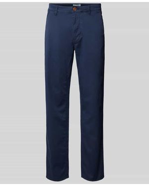 Blend Regular Fit Chino mit Eingrifftaschen Modell 'MADDOX' - Blau