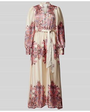 Neo Noir Maxikleid Mit Paisley-Muster Modell 'Nova' - Mehrfarbig