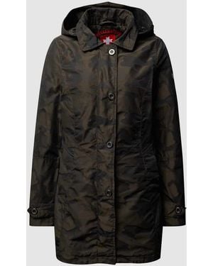 Wellensteyn Funktionsjacke Mit Camouflage-Muster Modell 'Hudson' - Schwarz
