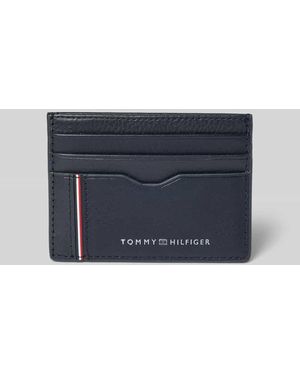 Tommy Hilfiger Kartenetui Mit Label-Print - Blau