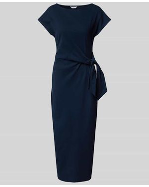 Tommy Hilfiger Tailliertes Freizeitkleid aus reiner Baumwolle - Blau