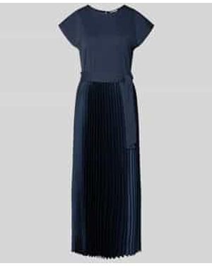 Weekend by Maxmara Regular Fit Vrijetijdsjurk Met Plooirok Model 'Gela' - Blauw