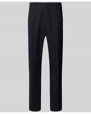 Joop! Stoffhose Mit Bundfalten - Blau