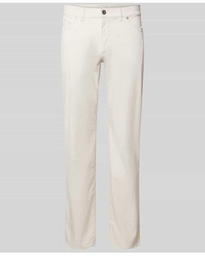 Brax Stoffhose mit 5-Pocket-Design Modell 'CADIZ' - Weiß