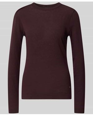 Windsor. Longsleeve aus Lyocell-Mix mit Rundhalsausschnitt - Lila