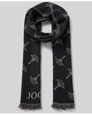 Joop! Schal aus Modal-Mix mit Woll-Baumwoll-Anteil Modell 'Feris' - Schwarz