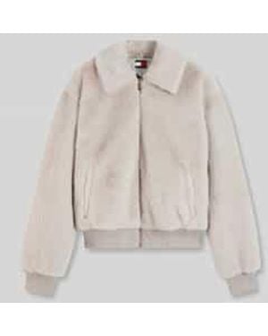 Tommy Hilfiger Teddy- & Faux Fur Jassen - Naturel