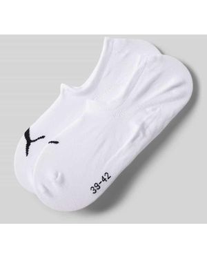 PUMA Sneakersocken Mit Label-Detail - Weiß
