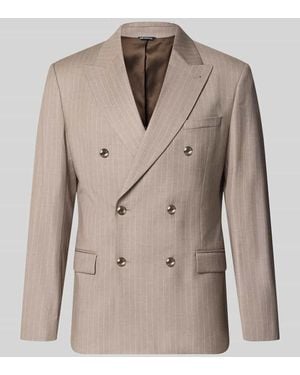 Mcneal Slim Fit Sakko mit Pattentaschen - Natur