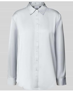 Comma, Regular Fit Bluse aus Viskose-Mix - Weiß