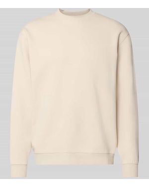SELECTED Slim Fit Pullover aus reiner Baumwolle 'TOM' - Natur