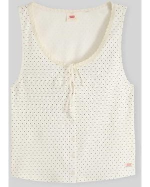 Levi's Slim Fit Tanktop aus Baumwoll-mix - Natur