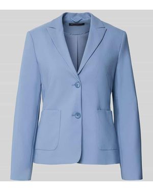 Betty Barclay Regular Fit Kurzblazer mit aufgesetzten Taschen - Blau