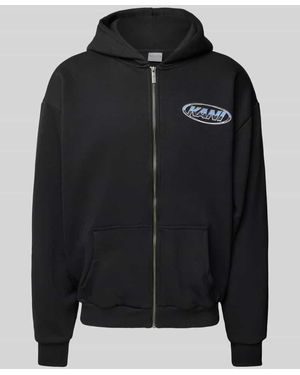 Karlkani Oversized Sweatjacke Mit Kapuze - Schwarz