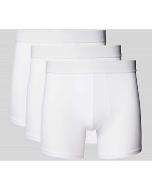 Mcneal Trunks Mit Label-Bund Im 3Er-Pack - Weiß