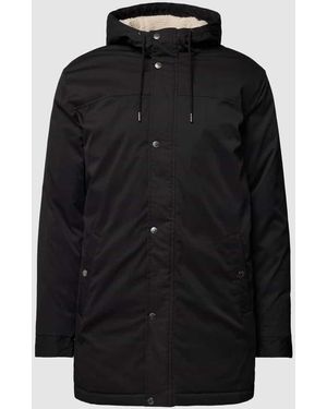 Only & Sons Parka mit Kapuze Modell 'ALEXANDER' - Schwarz