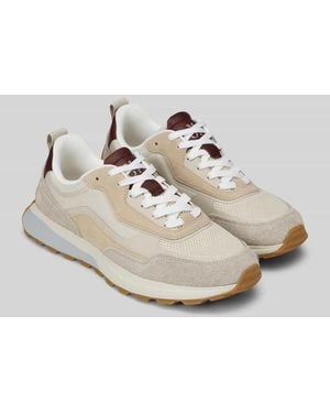 Marc O' Polo Low Top Sneaker aus echtem Leder - Weiß