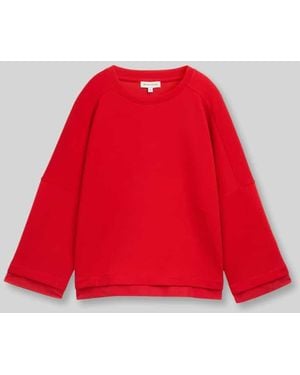 Tom Tailor Sweatshirt mit Baumwoll-Anteil - Rot