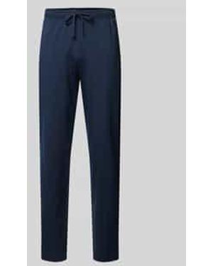 Schiesser Sweatbroek Met Steekzakken - Blauw