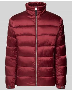 Joop! Regular Fit Steppjacke mit Stehkragen - Rot