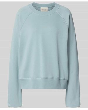 Closed Oversized Sweatshirt mit Rundhalsausschnitt - Blau
